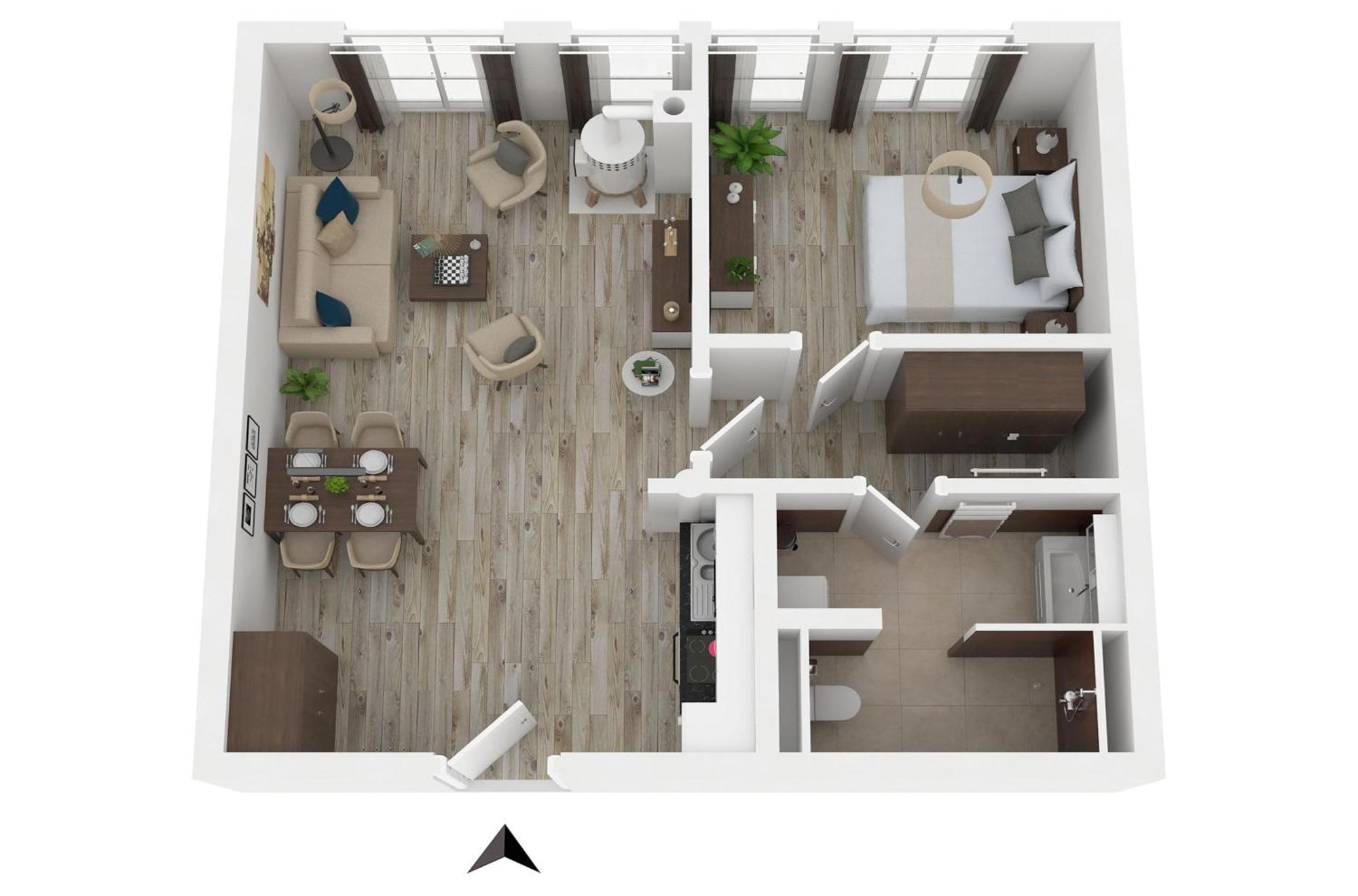 Appartement Kaptain's Huus In Der Seefahrtschule Wustrow (Fischland)